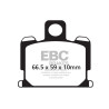 EBC Brzdové obloženie&nbsp; Organic FA070