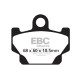 Brzdy EBC Moto EBC Brzdové obloženie Organic FA FA081 | ebc-brzdy.sk