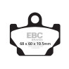 EBC Brzdové obloženie&nbsp; Organic FA081