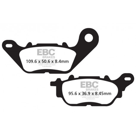 Brzdy EBC Moto EBC Brzdové obloženie  Organic FA464 | ebc-brzdy.sk