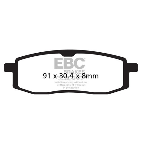 Brzdy EBC Moto EBC Brzdové obloženie Carbon TT FA105TT | ebc-brzdy.sk