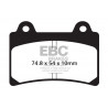 EBC Brzdové obloženie  Organic FA123