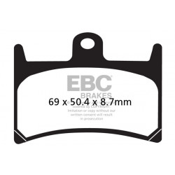 EBC Brzdové obloženie  Organic FA220