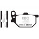 Brzdy EBC Moto EBC Brzdové obloženie  Organic FA041 | ebc-brzdy.sk