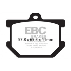 EBC Brzdové obloženie  Organic FA034