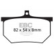 Brzdy EBC Moto EBC Brzdové obloženie  Organic FA107A | ebc-brzdy.sk