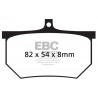 EBC Brzdové obloženie  Organic FA107A