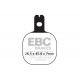 Brzdy EBC Moto EBC Brzdové obloženie  Organic FA184 | ebc-brzdy.sk
