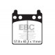 Brzdy EBC Moto EBC Brzdové obloženie  Organic FA032 | ebc-brzdy.sk
