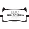 EBC Brzdové obloženie  Organic FA679