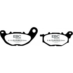 EBC Brzdové obloženie&nbsp; Organic SFA705