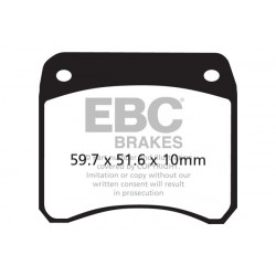 EBC Brzdové obloženie&nbsp; Organic FA016S