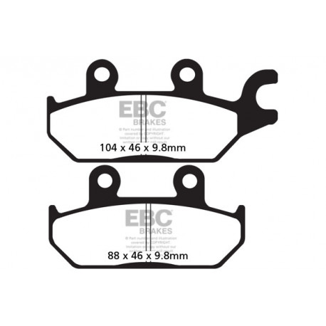 Brzdy EBC Moto EBC Brzdové obloženie&nbsp; SXR Race SXR642HH | ebc-brzdy.sk