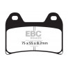 EBC Brzdové obloženie&nbsp; Semi-Sintered FA244V