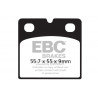 EBC Brzdové obloženie&nbsp; Semi-Sintered FA018V