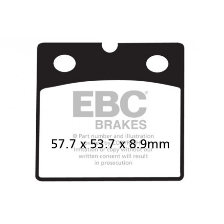 Brzdy EBC Moto EBC Brzdové obloženie V Semi-Sintered FA171V | ebc-brzdy.sk