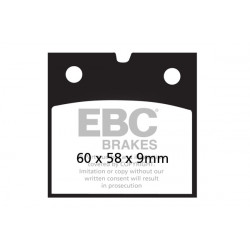EBC Brzdové obloženie V Semi-Sintered FA077V