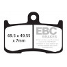 EBC Brzdové obloženie&nbsp; Semi-Sintered FA347V