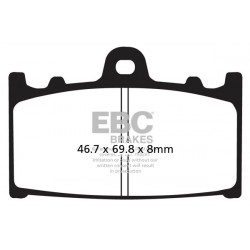 EBC Brzdové obloženie&nbsp; Semi-Sintered FA158V