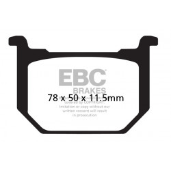 EBC Brzdové obloženie&nbsp; Semi-Sintered FA051V