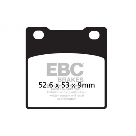 Brzdy EBC Moto EBC Brzdové obloženie&nbsp; Semi-Sintered FA063V | ebc-brzdy.sk
