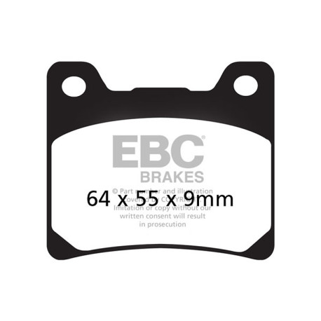 Brzdy EBC Moto EBC Brzdové obloženie V Semi-Sintered FA088V | ebc-brzdy.sk