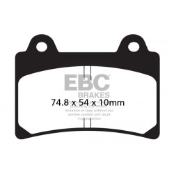 EBC Brzdové obloženie&nbsp; Semi-Sintered FA123V