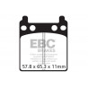 EBC Brzdové obloženie&nbsp; Semi-Sintered FA216/3V