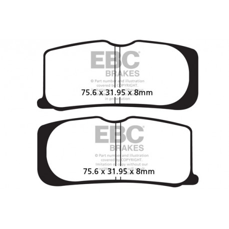 Brzdy EBC Moto EBC Brzdové obloženie&nbsp; Semi-Sintered FA474V | ebc-brzdy.sk