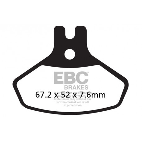Brzdy EBC Moto EBC Brzdové obloženie&nbsp; Sintered FA468R | ebc-brzdy.sk