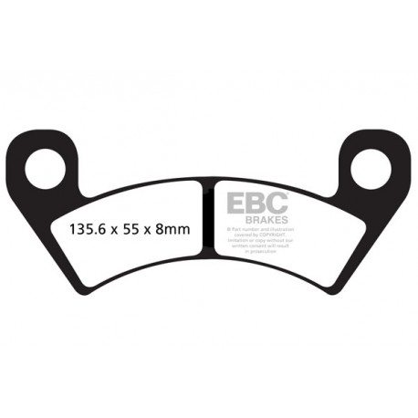 Brzdy EBC Moto EBC Brzdové obloženie&nbsp; Sintered FA610R | ebc-brzdy.sk