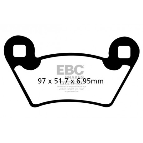 Brzdy EBC Moto EBC Brzdové obloženie&nbsp; Sintered FA656R | ebc-brzdy.sk