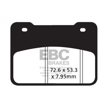 Brzdy EBC Moto EBC Brzdové obloženie&nbsp; Sintered SFA627HH | ebc-brzdy.sk