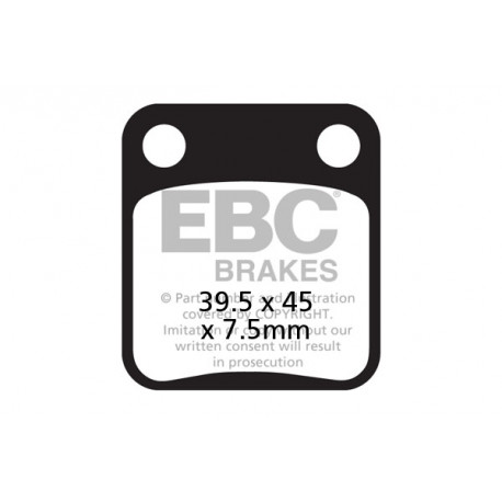 Brzdy EBC Moto EBC Brzdové obloženie Double-H Sintered FA054HH | ebc-brzdy.sk