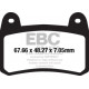 Brzdy EBC Moto EBC Brzdové obloženie Double-H Sintered FA658HH | ebc-brzdy.sk