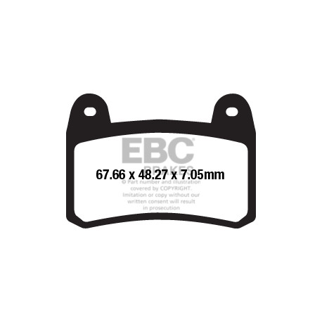 Brzdy EBC Moto EBC Brzdové obloženie&nbsp; Sintered FA658HH | ebc-brzdy.sk
