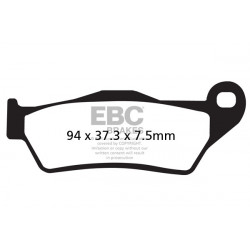 EBC Brzdové čeľuste Grooved SFA209/2HH