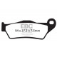 Brzdy EBC Moto EBC Brzdové obloženie Double-H Sintered FA181HH | ebc-brzdy.sk