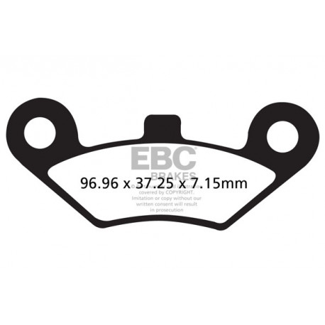 Brzdy EBC Moto EBC Brzdové obloženie  Sintered FA453R | ebc-brzdy.sk