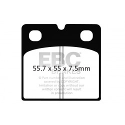 EBC Brzdové obloženie  Sintered FA019HH