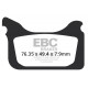Brzdy EBC Moto EBC Brzdové obloženie  Sintered FA433/4HH | ebc-brzdy.sk