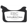 EBC Brzdové obloženie  Sintered MXS405