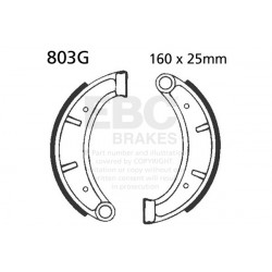 EBC Brzdové čeľuste Grooved 803G