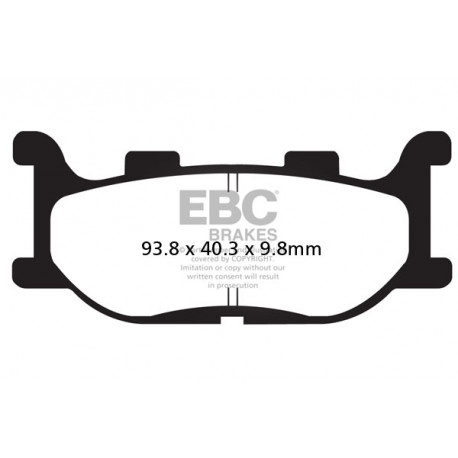 Brzdy EBC Moto EBC Brzdové obloženie  Sintered SFA199HH | ebc-brzdy.sk