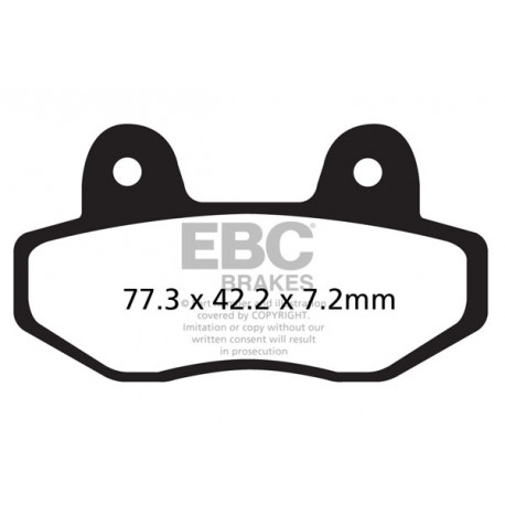 Brzdy EBC Moto EBC Brzdové obloženie  Sintered FA622R | ebc-brzdy.sk