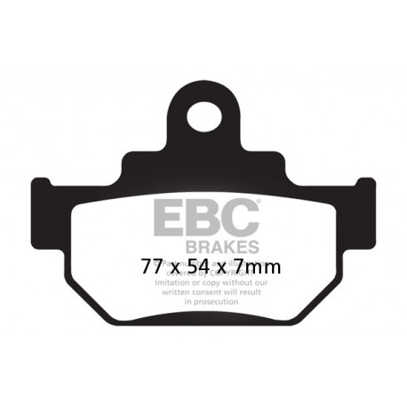 Brzdy EBC Moto EBC Brzdové obloženie  Sintered FA106R | ebc-brzdy.sk