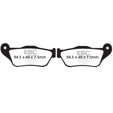 Brzdy EBC Moto EBC Brzdové obloženie  Sintered SFA430HH | ebc-brzdy.sk