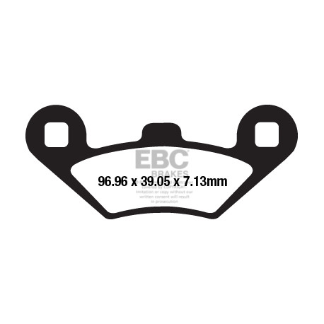 Brzdy EBC Moto EBC Brzdové obloženie  Sintered SFA131/2HH | ebc-brzdy.sk