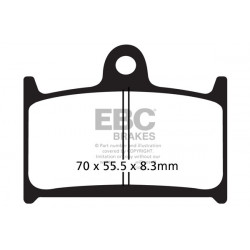 EBC Brzdové obloženie  Sintered FA236HH