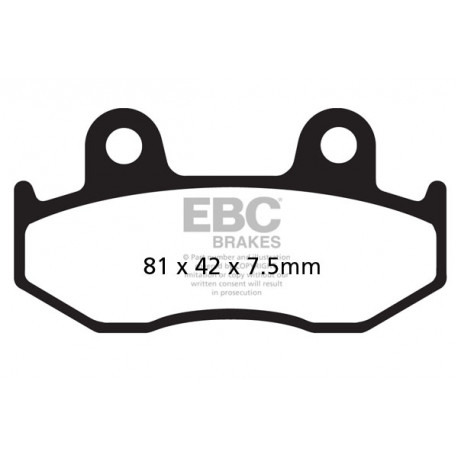 Brzdy EBC Moto EBC Brzdové obloženie  Sintered FA092R | ebc-brzdy.sk